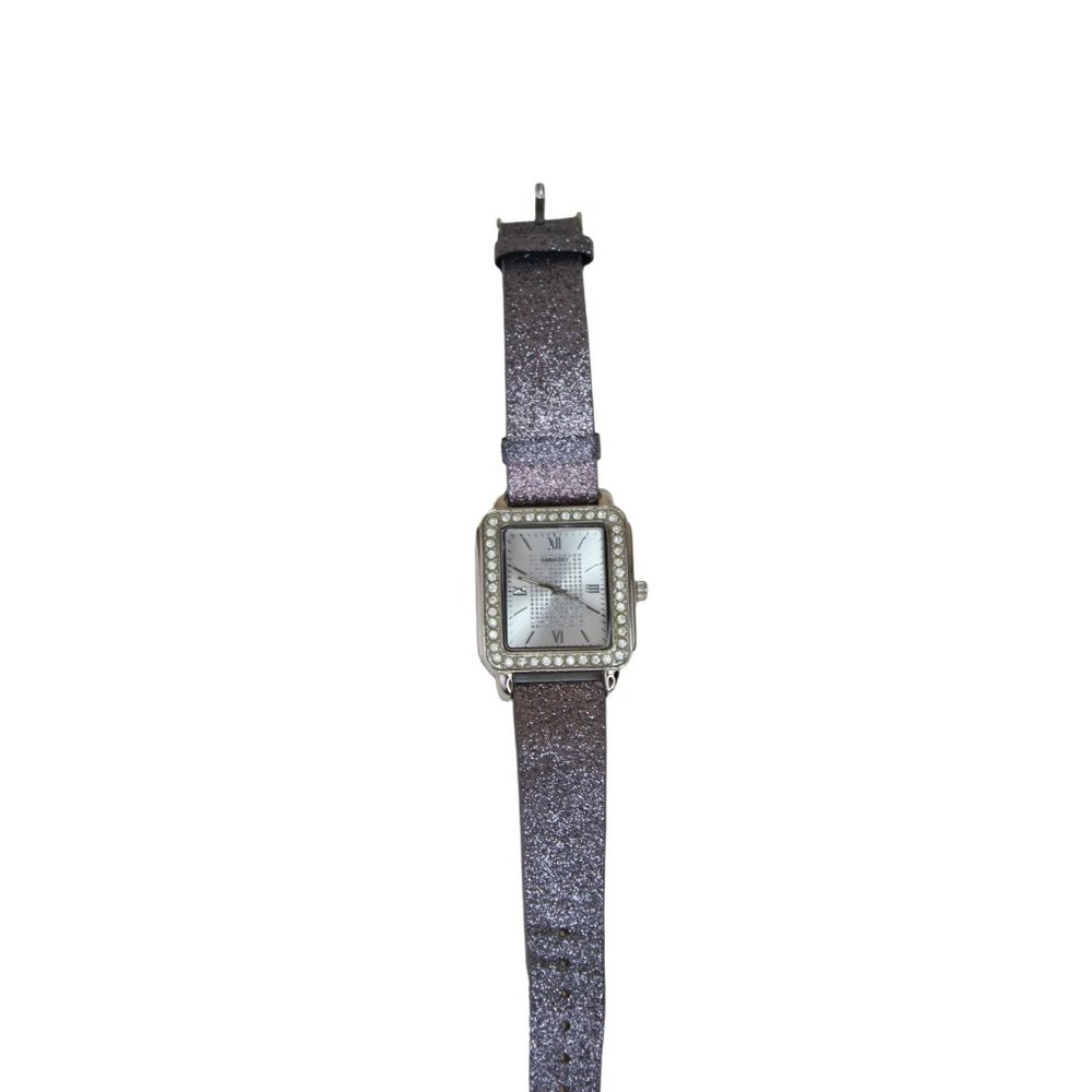 Embassy Watch Ladies Glitter Band NEVER WORN 90932 Needs Battery 90932